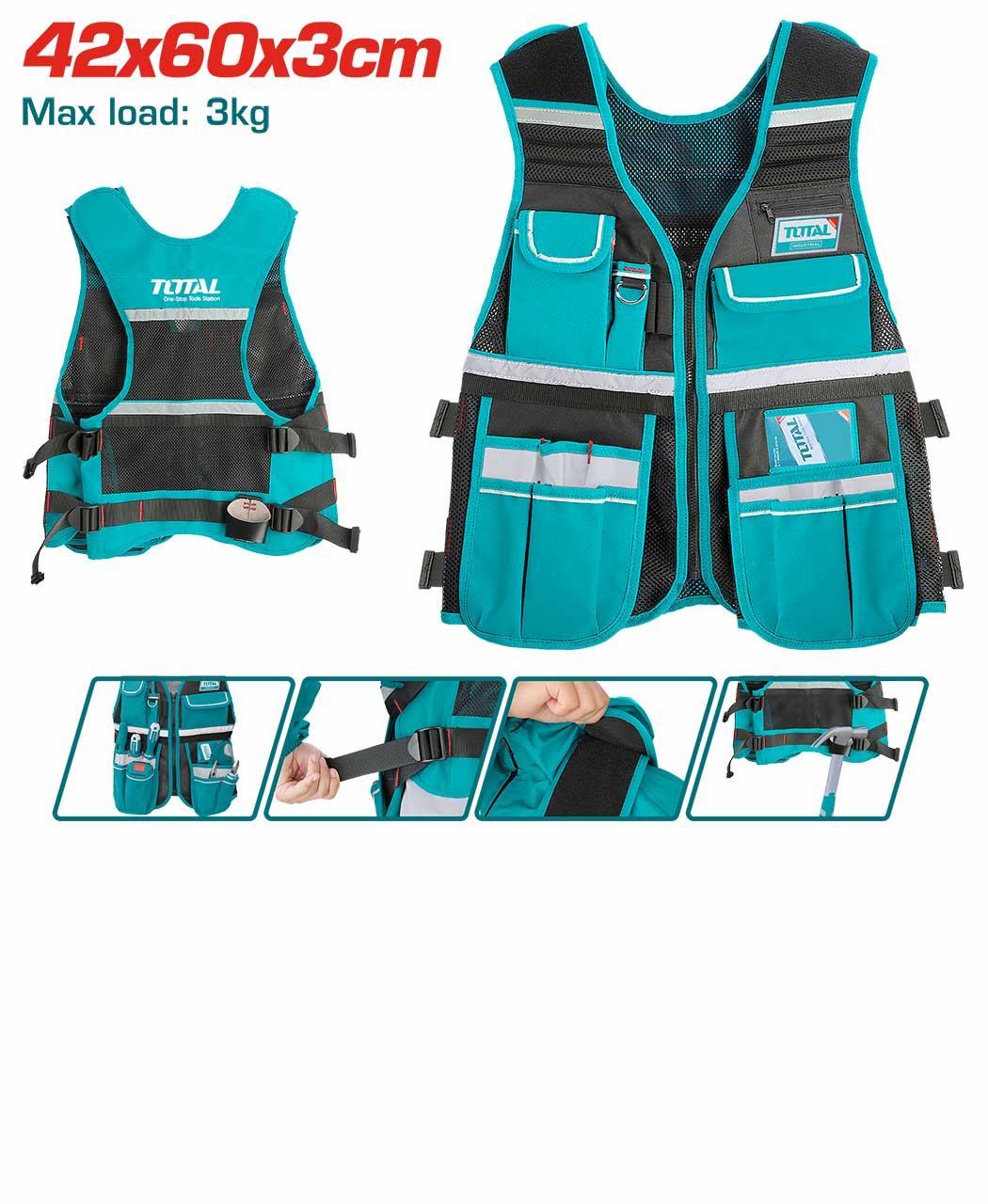Total Tool Vest TTVT1601 Total